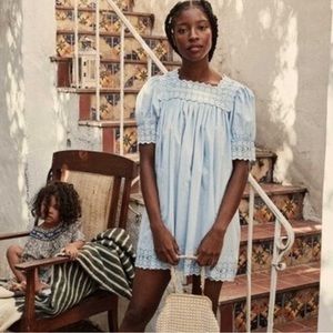 Doen Sterling Dress Blue Size Large